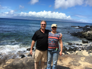 Ed and Adele Akehurst Maui vacation
